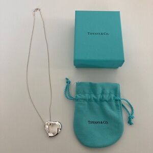 Tiffany & Co. Elsa Peretti Full Heart Necklace – Extra Large – Like New with Box